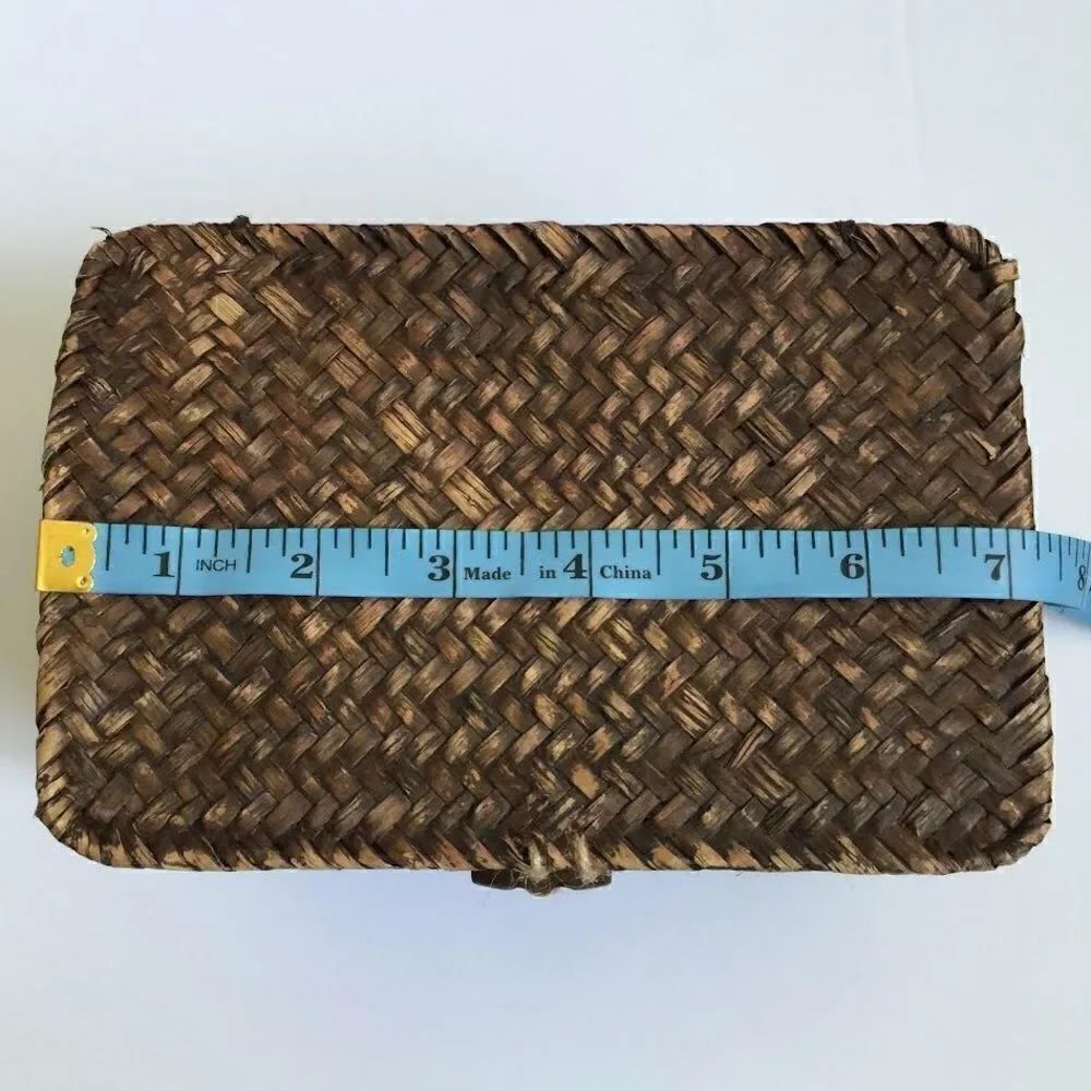 Boho Brown Rattan Box  - Picture 11 of 13